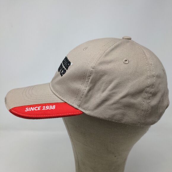 Tractor Supply Co Men's Slideback Hat Tan Adjustable Embroidered Logo - Picture 5 of 11
